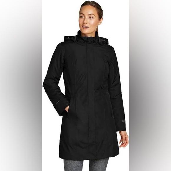 NWOT | Eddie Bauer | Girl on the Go® Insulated Waterproof Trench Coat | Small - Picture 2 of 13